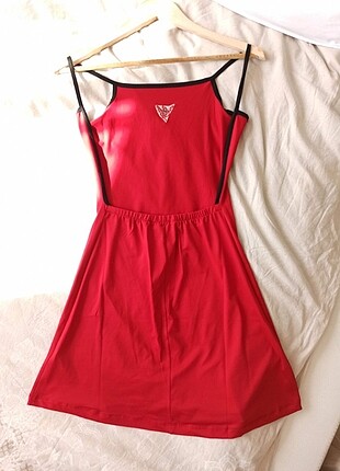 American Retro Sırt dekolteli elbise