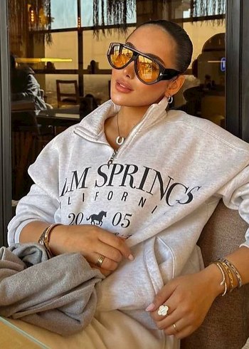 Tom Ford Şeffaf Kahverengi Oversize Kadın Güneş Gözlüğü