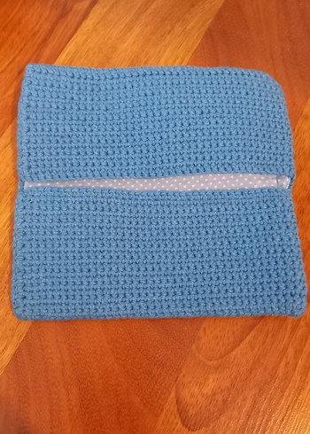 Renkli Nakışlı Örgü Kadın Cüzdan - Görsel 2