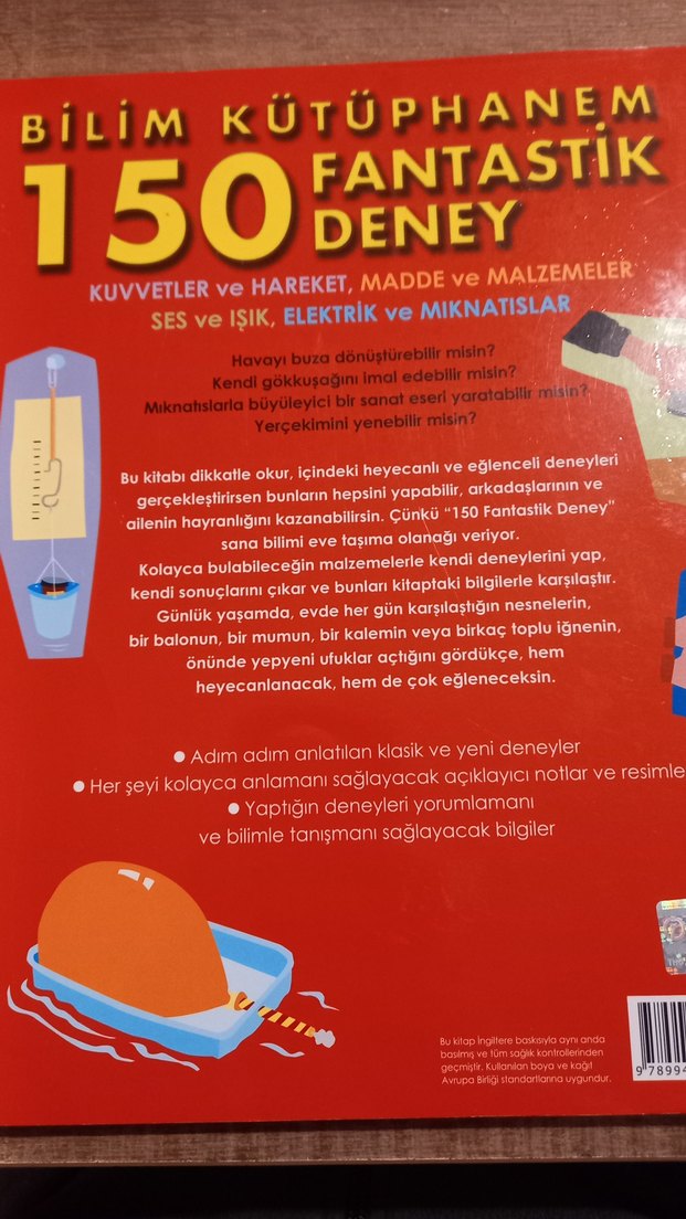 Bilim Kütüphanem 150 Fantastik Deney - Görsel 2