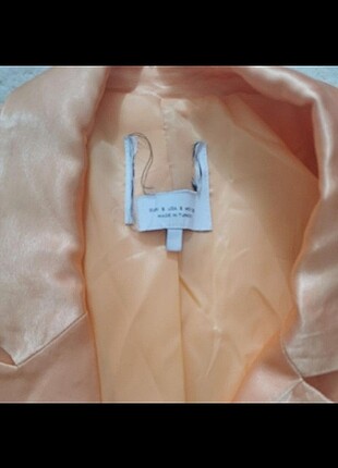 Zara Zara turuncu saten ceket