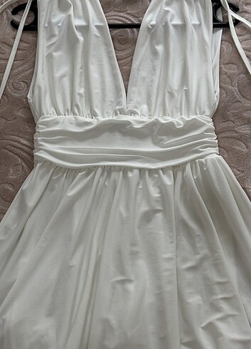 m Beden beyaz Renk Mini Elbise