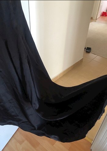 Abiye Parlak İşlemeli Siyah Uzun Abiye Elbise