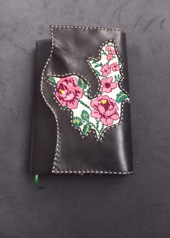 Nakışlı Deri Kadın Cüzdanı - Görsel 4