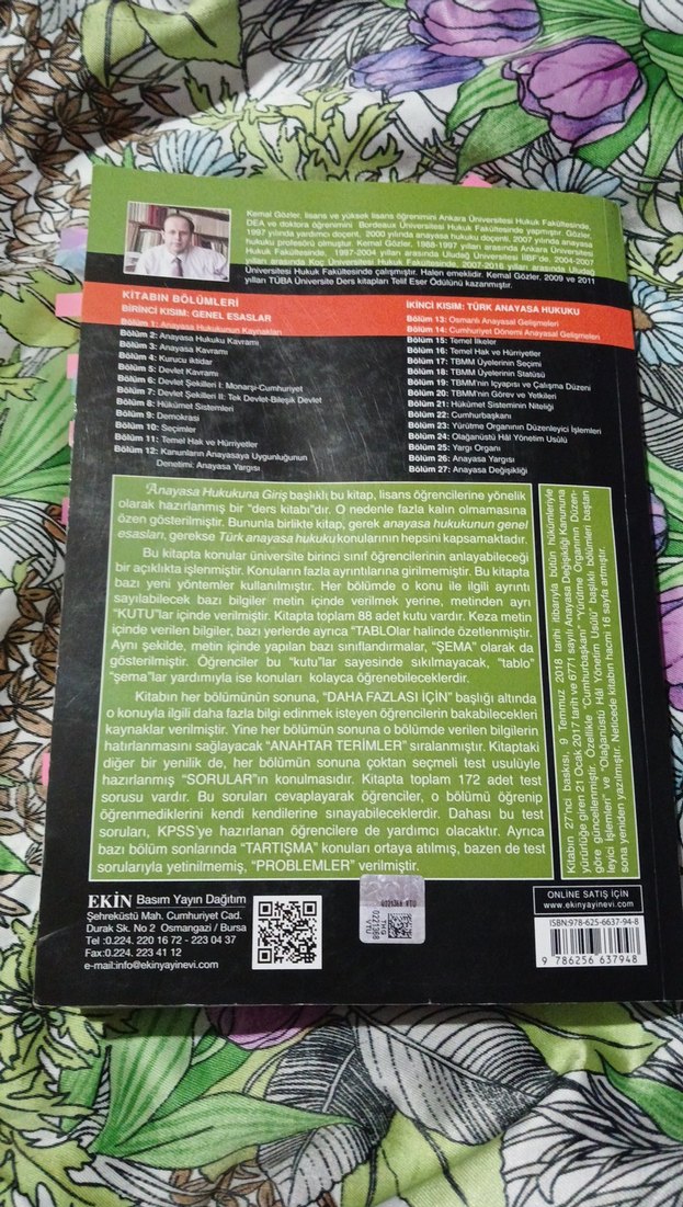Anayasa Hukukuna Giriş - Kemal Gözler - Görsel 2