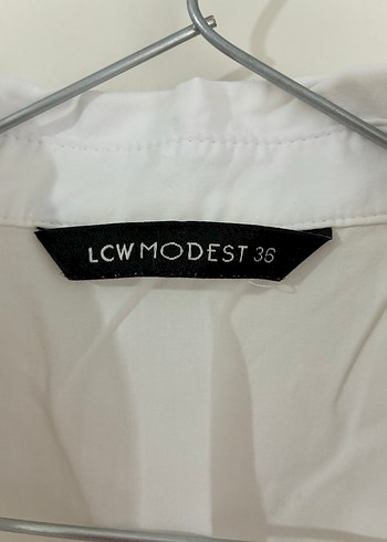 Baskılı Beyaz Uzun Kollu Kadın Gömlek - Görsel 3