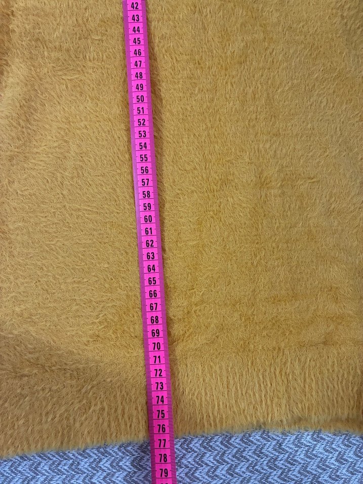 Sarı Kadın Triko Midi Kazak - Görsel 5