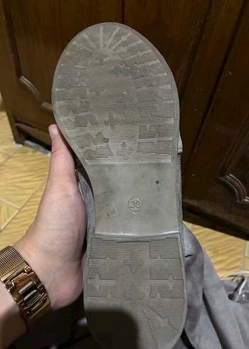 Erla Vizon Kadın Diz Üstü Süet Çizme - Görsel 3