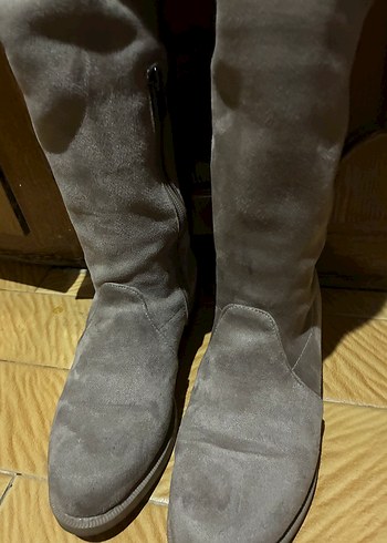 Erla Vizon Kadın Diz Üstü Süet Çizme - Görsel 7