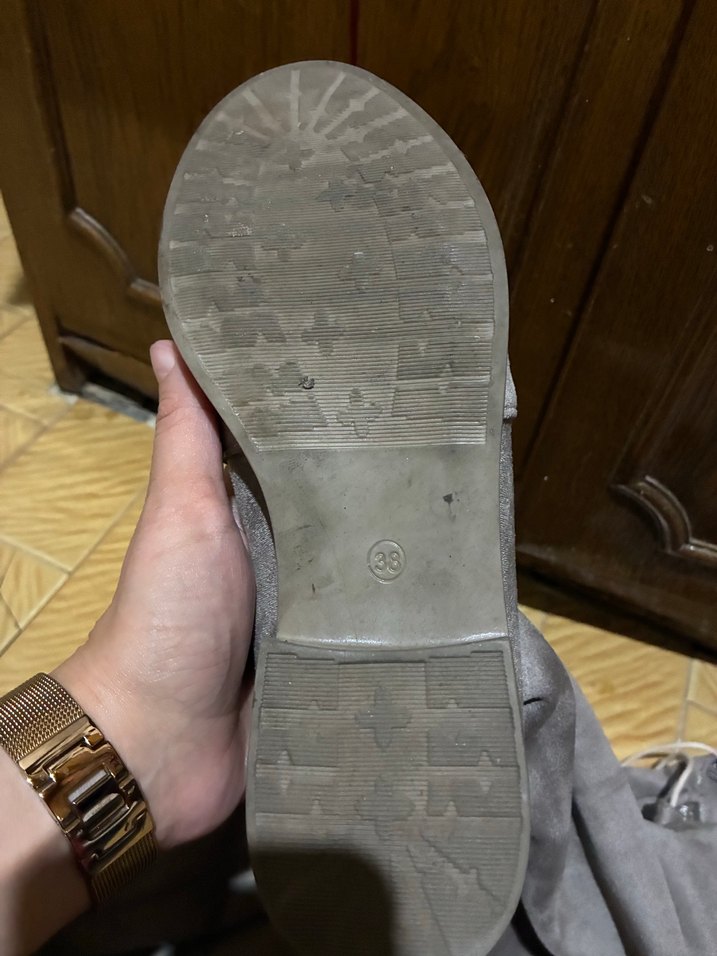 Erla Vizon Kadın Diz Üstü Süet Çizme - Görsel 3