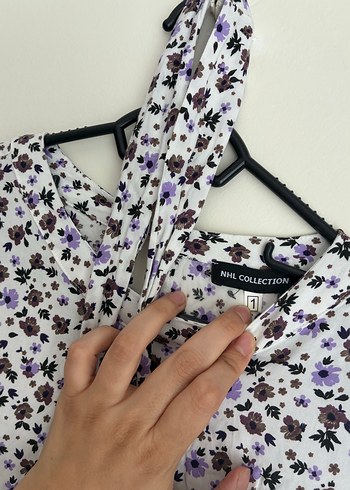 V Yaka, Fırfırlı Uzun Bohem Elbise - Görsel 3