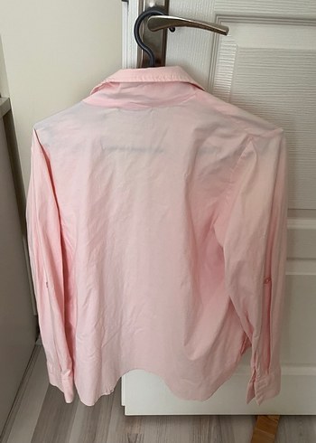 Diğer Düğmeli Pembe Kadın Gömlek
