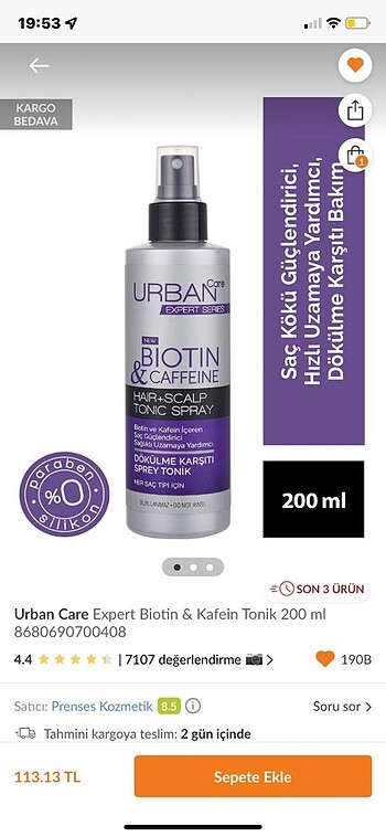 Urban Çare sprey