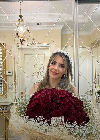 İnci kristal gelin tacı