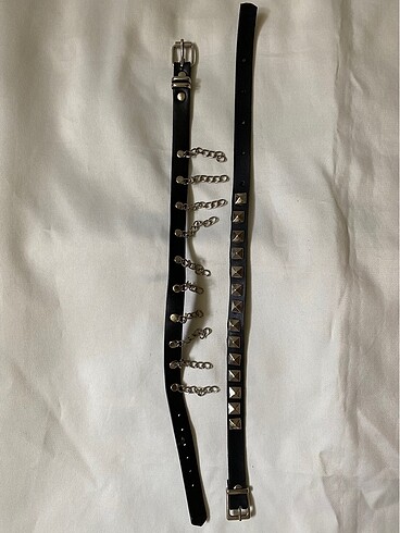 Beden İkili gotik choker kolye