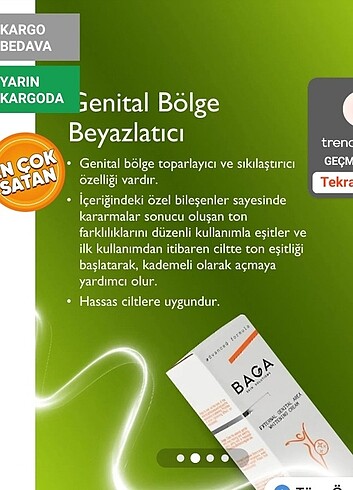 Koltuk Altı ve Genital Bölge Beyazlatıcı - Görsel 2