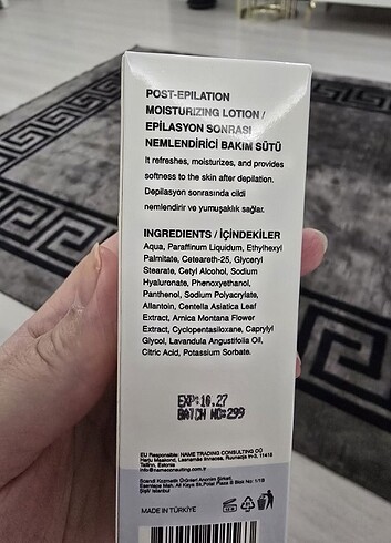Epipasyon Sonrası Bakım Sütü - Görsel 6