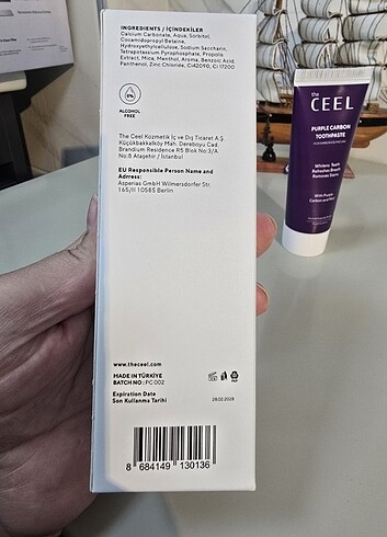 The Ceel Mor Karbon Dis Macunu ve Mor Karbon Dis Beyazlatma Tozu - Görsel 12