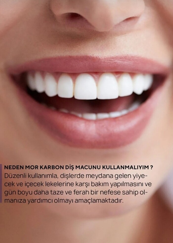 The Ceel Mor Karbon Dis Macunu ve Mor Karbon Dis Beyazlatma Tozu - Görsel 2