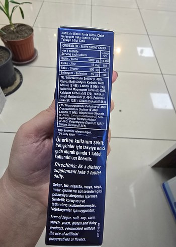 Nutraxin Biotin Forte 60 Tablet Saç ve Tırnak Bakımı - Görsel 5