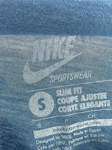 s Beden mavi Renk Nike T-shirt %70 İndirimli.