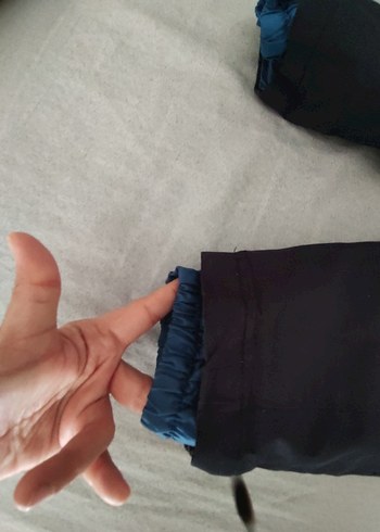 Mavi Kapüşonlu Kayak Tulumu - Görsel 9