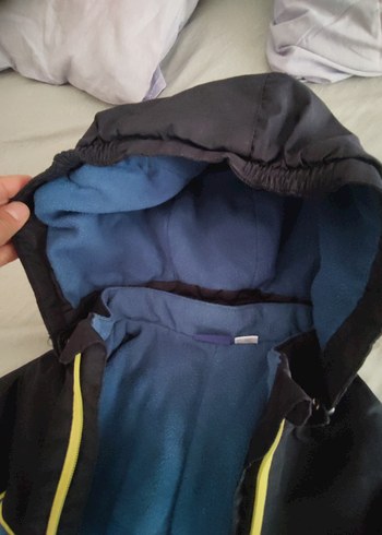 Mavi Kapüşonlu Kayak Tulumu - Görsel 6