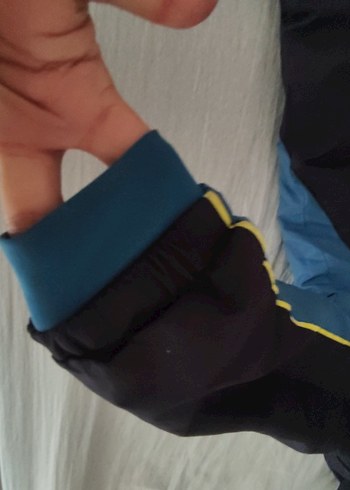 Mavi Kapüşonlu Kayak Tulumu - Görsel 10