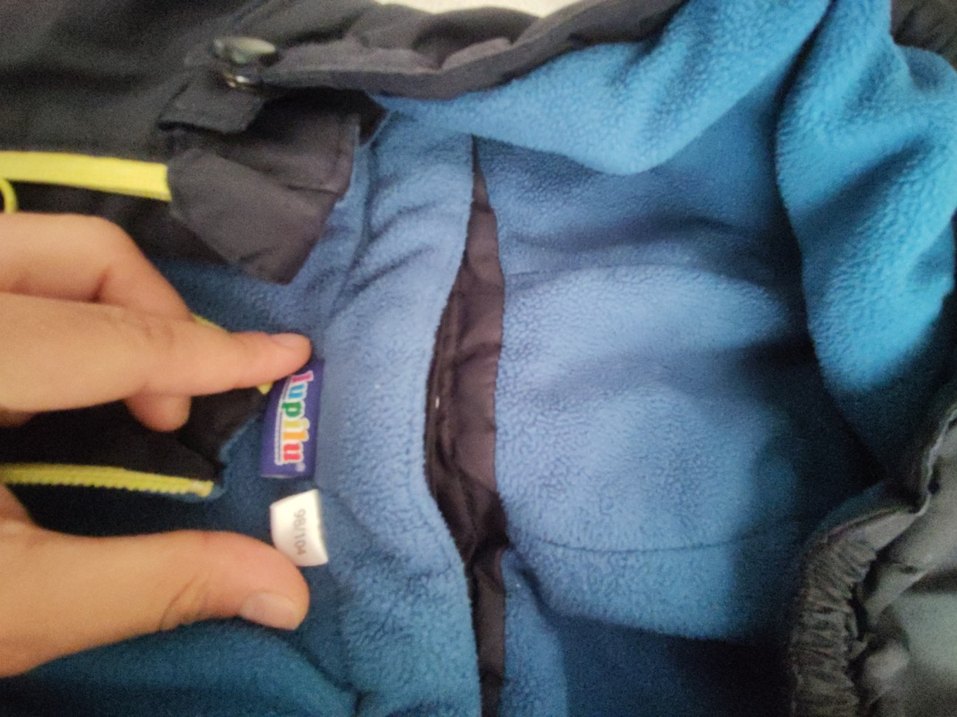 Mavi Kapüşonlu  Kayak Tulumu - Görsel 4