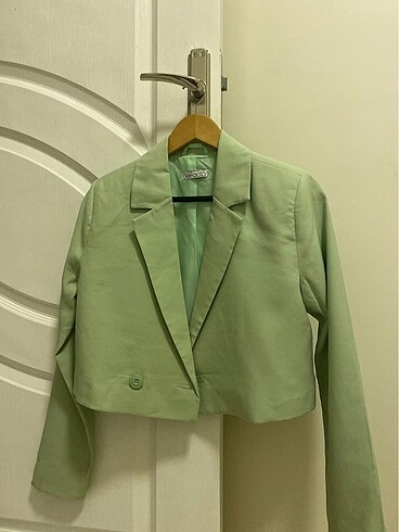 xs Beden yeşil Renk Blazer ceket
