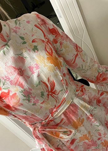 Trendyol & Milla Pembe Pastel Uzun Bohem Elbise