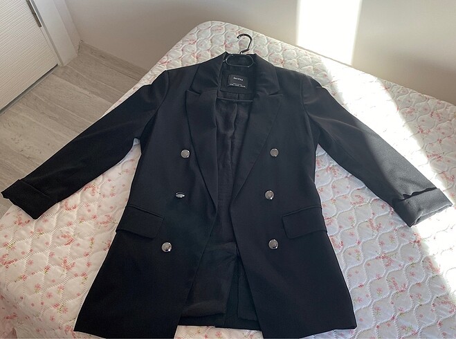 s Beden Siyah blazer ceket
