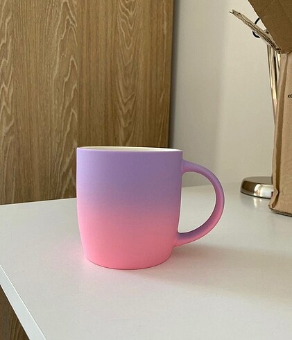 Karaca soft touch pembe mor kupa