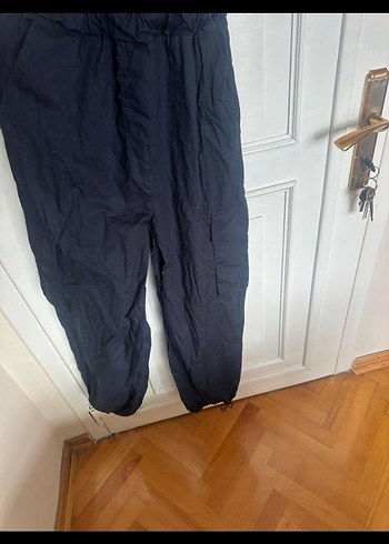 Siyah Kolsuz Kadın Midi Tulum - Görsel 3