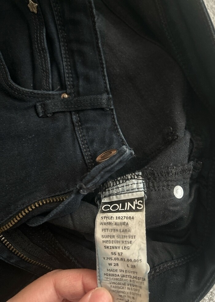 Koyu lacivert colins kot - Görsel 4