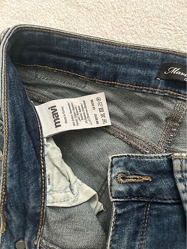 Mavi taşlı kot - Görsel 5