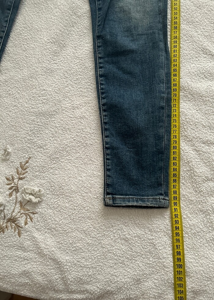 Mavi taşlı kot - Görsel 3