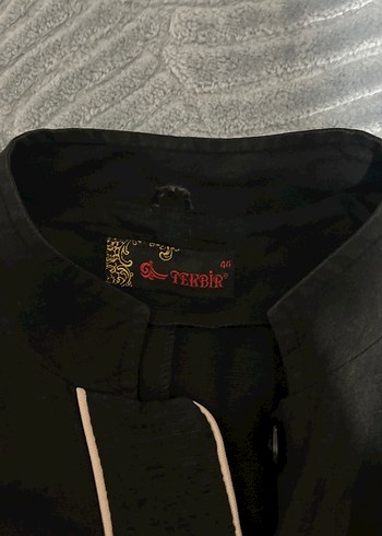 Siyah Keten Pardesü - Görsel 4