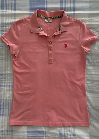 U.S Polo Assn. U.S. Polo Assn. Kız Pembe Polo Tişört