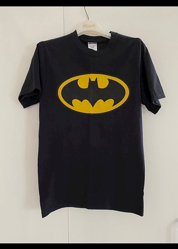 Siyah Batman Baskılı Erkek Tişört