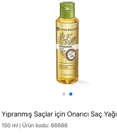 Yves Rocher Saç Yağı