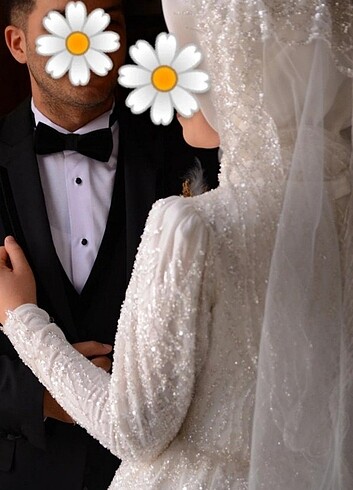 40 Beden beyaz Renk #Tesettür gelinlik #Gelinlik