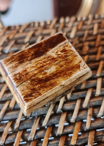 Antika kemik prinç küçük takı kutusu - Görsel 4