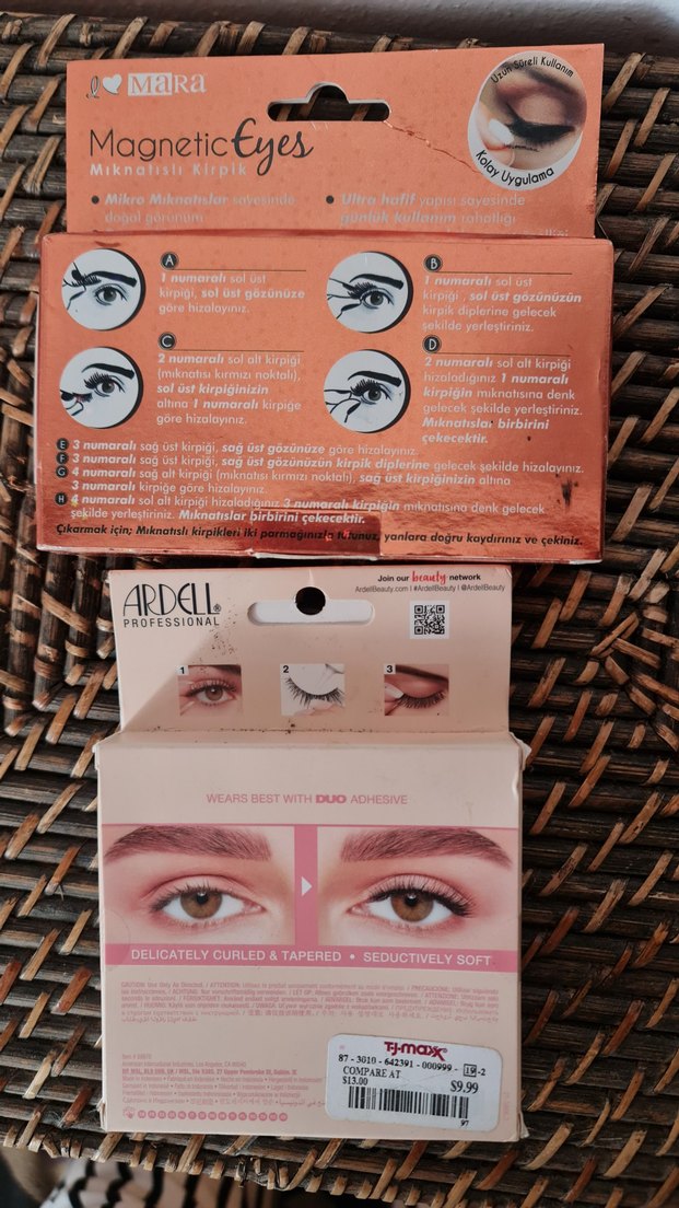 Bej Manyetik ve Doğal Görünümlü Takma Kirpikler - Görsel 3