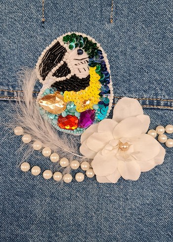 grop kot ceket kemer detayli - Ana görsel