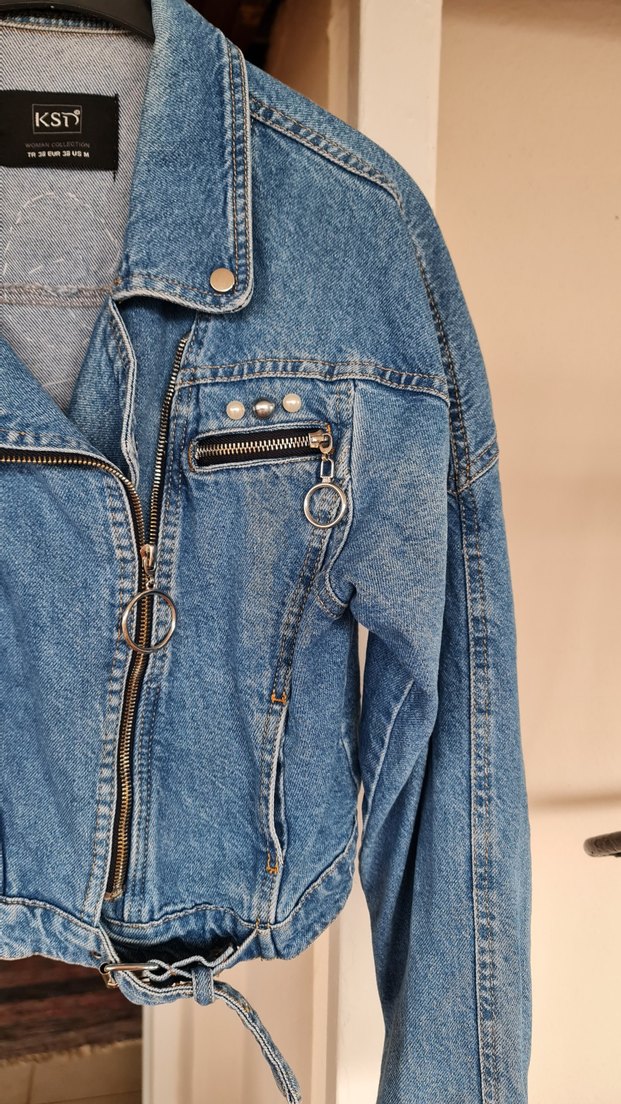 grop kot ceket kemer detayli - Görsel 5