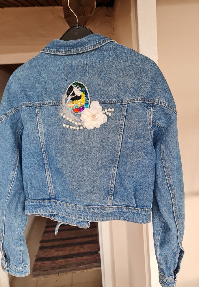 grop kot ceket kemer detayli - Görsel 4