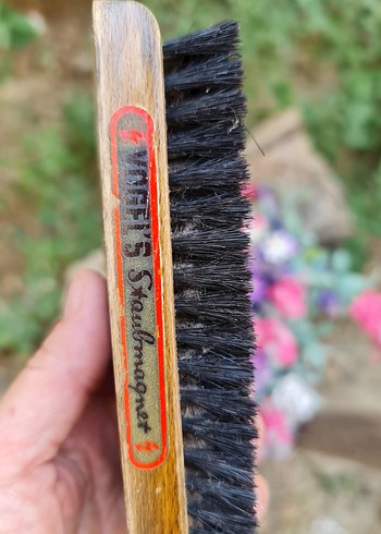 Beden Renk Ahşap Saplı Saç Fırçası ve Temizleme Fırçası
