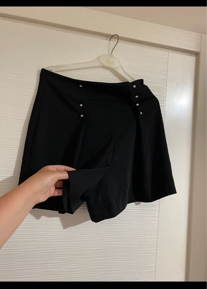 Etek şort siyah - Görsel 2