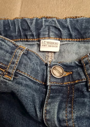 8 Yaş Beden Erkek Çocuk Mavi Kot Pantolon
